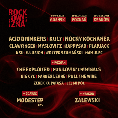 KARNET: 29-30.08.2025 Rockowizna Festiwal Kraków