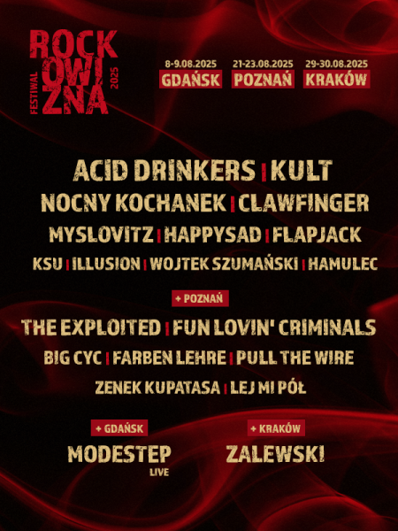 KARNET: 29-30.08.2025 Rockowizna Festiwal Kraków