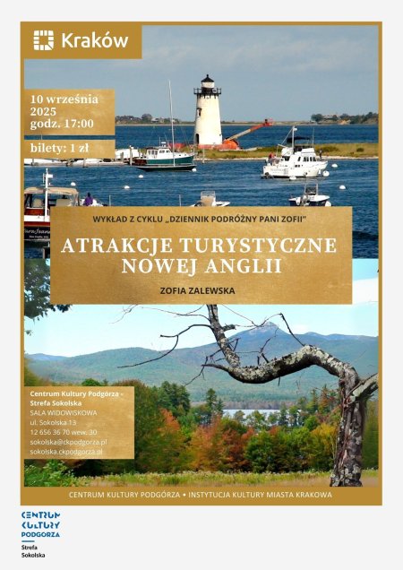 Dziennik podróżny Pani Zofii – Atrakcje turystyczne Nowej Anglii
