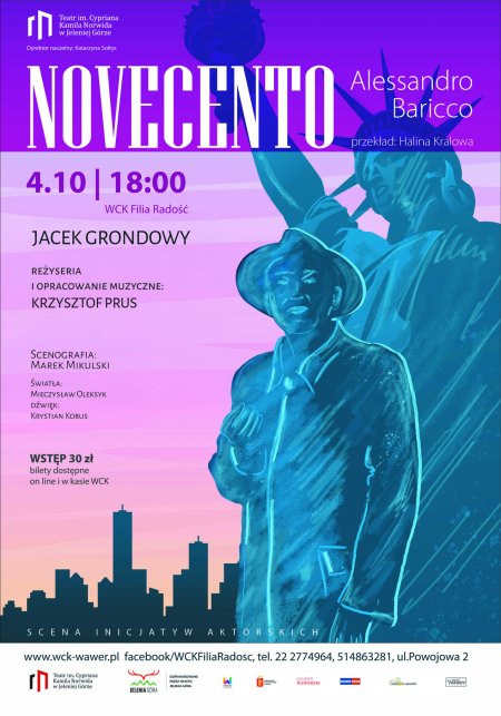 "Novecento" A. Baricco - Scena Monodramu