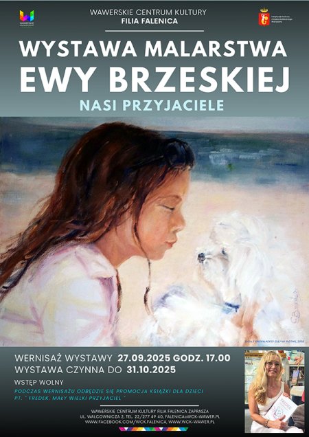 Wernisaż wystawy malarstwa Ewy Brzeskiej "Nasi przyjaciele"