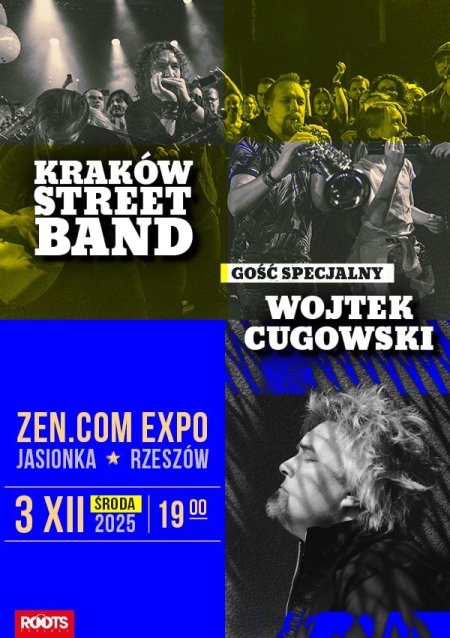 Kraków Street Band z gościnnym udziałem Wojtka Cugowskiego