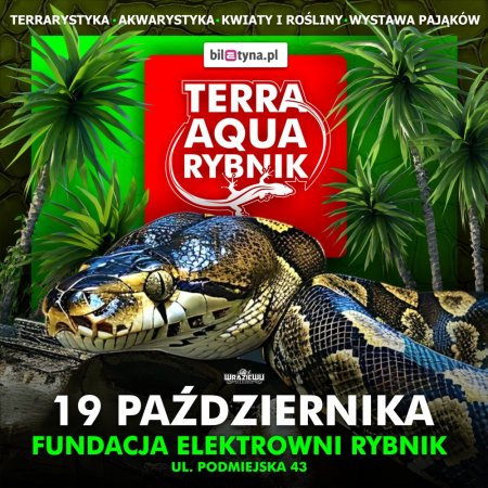 Terra Aqua Rybnik / Targi akwarystyki / Wystawa pająków / Rośliny doniczkowe