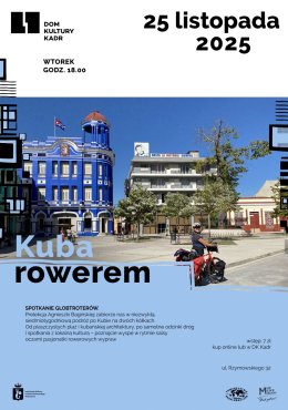 Spotkanie: Kuba rowerem
