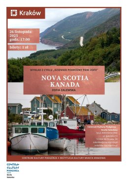 Dziennik Podróżny Pani Zofii – Nova Scotia, Kanada