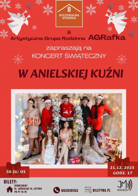Koncert Świąteczny "W Anielskiej Kuźni"