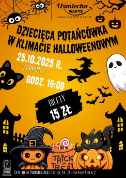 Dziecięca potańcówka w klimacie hallowe`enowym