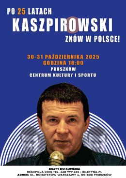 Anatolij Kaszpirowski – spotkanie w Polsce po 25 latach!