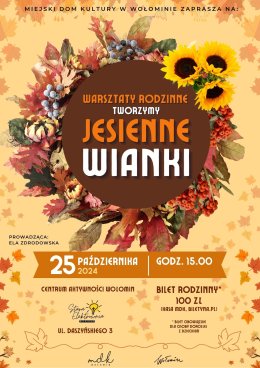 Warsztaty rodzinne | Tworzymy jesienne wianki